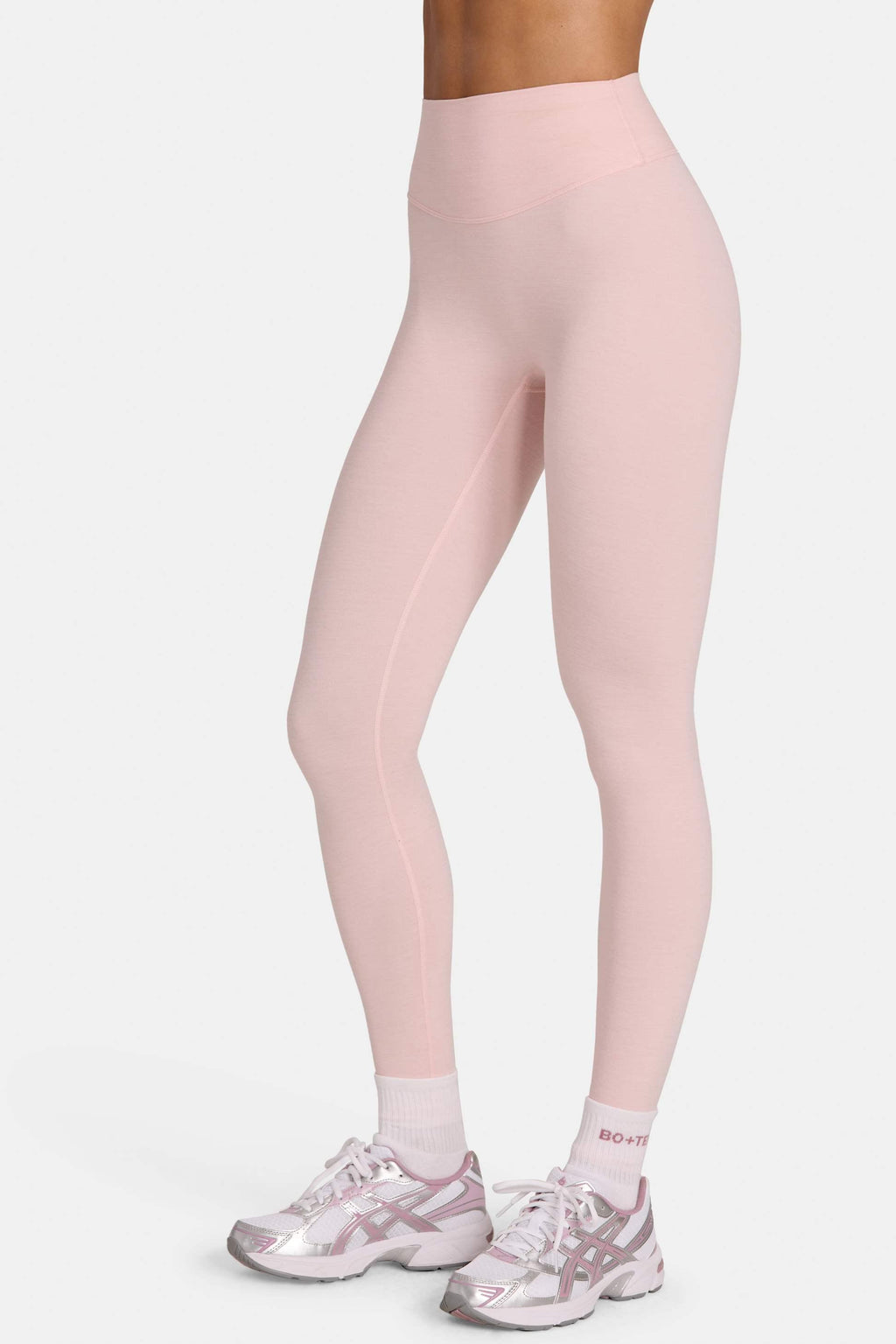 Soft Active Full-length Leggings In Blush Marl