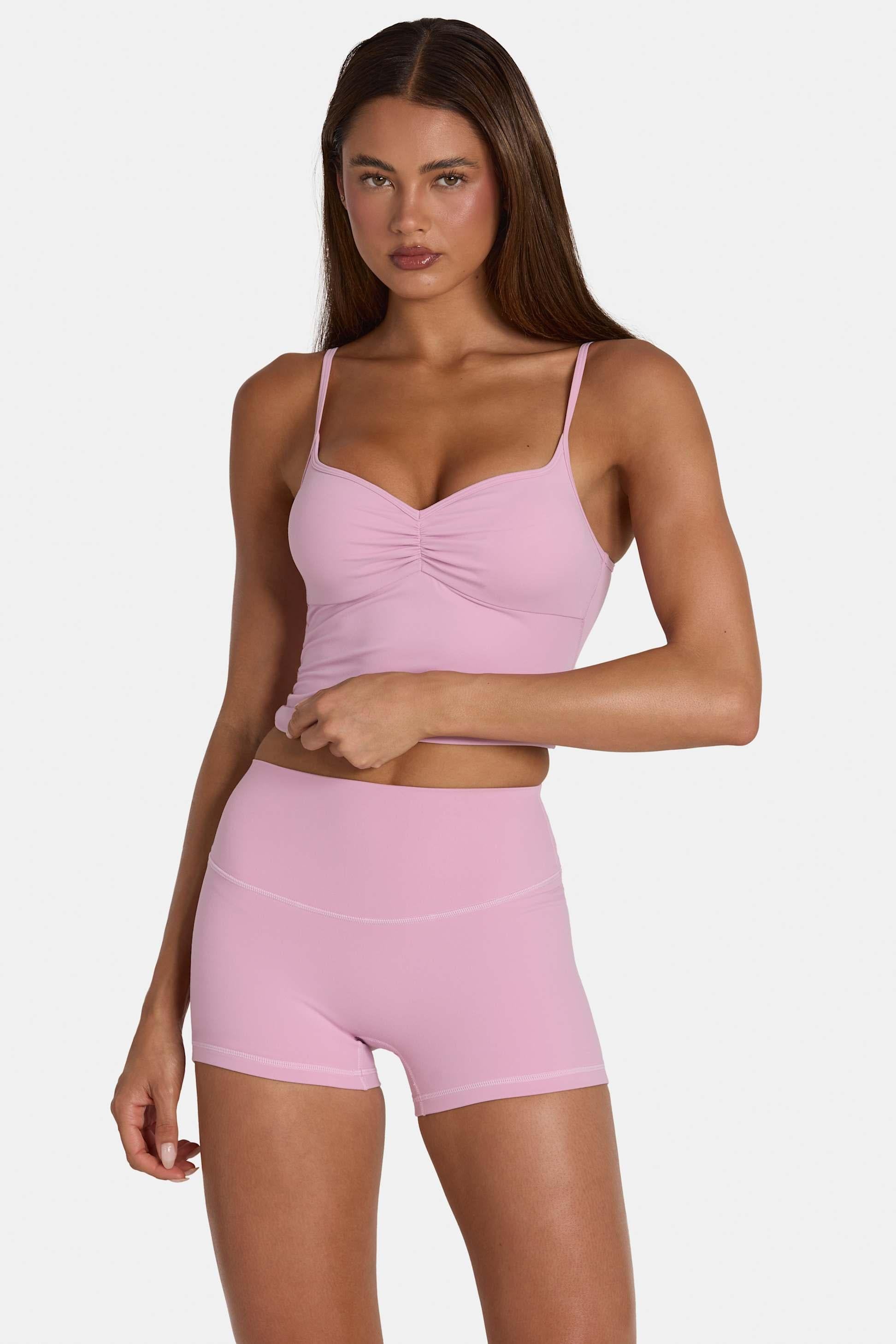 Soft Active Mini Shorts In Sweet Pink