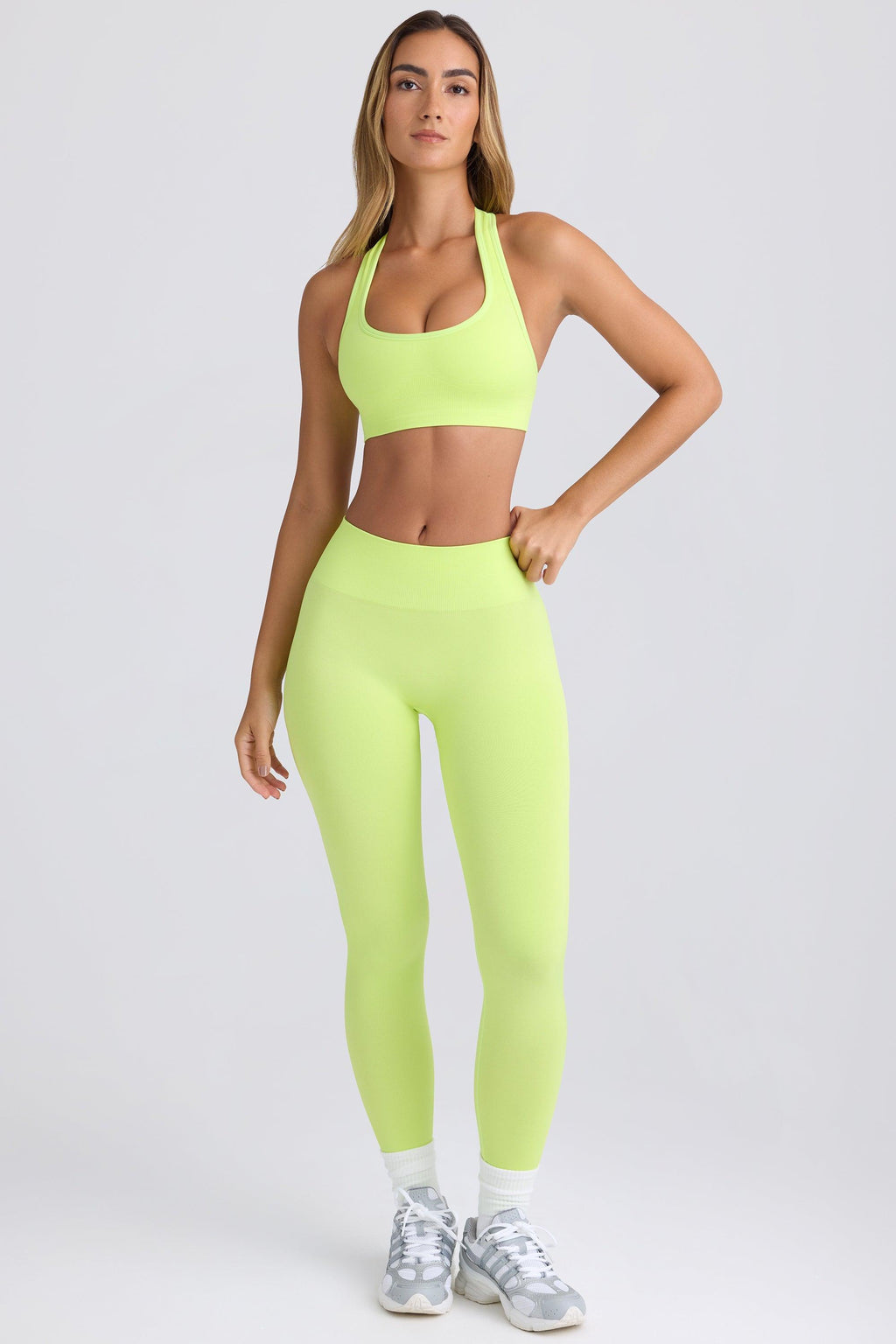 Super Sculpt Seamless Leggings In Key Lime