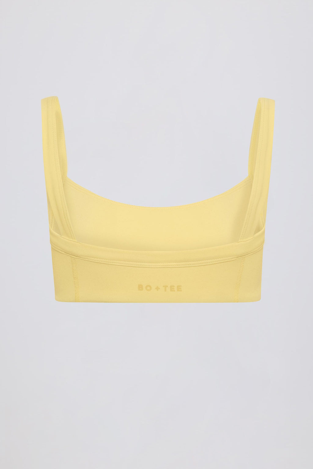 Soft Active Seam-detail Sports Bra In Lemon