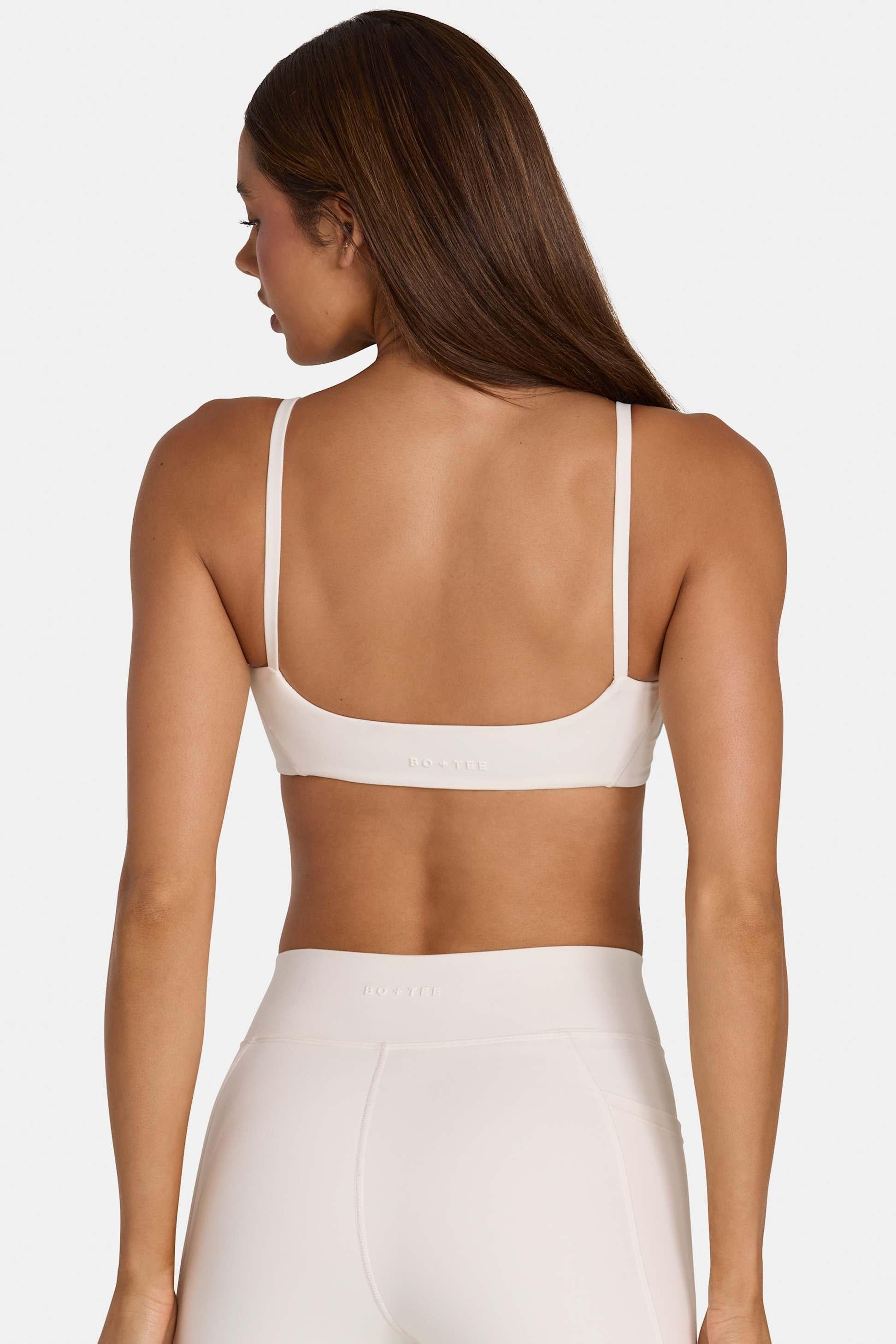 Soft Active Low-impact Sports Bra In Coconut