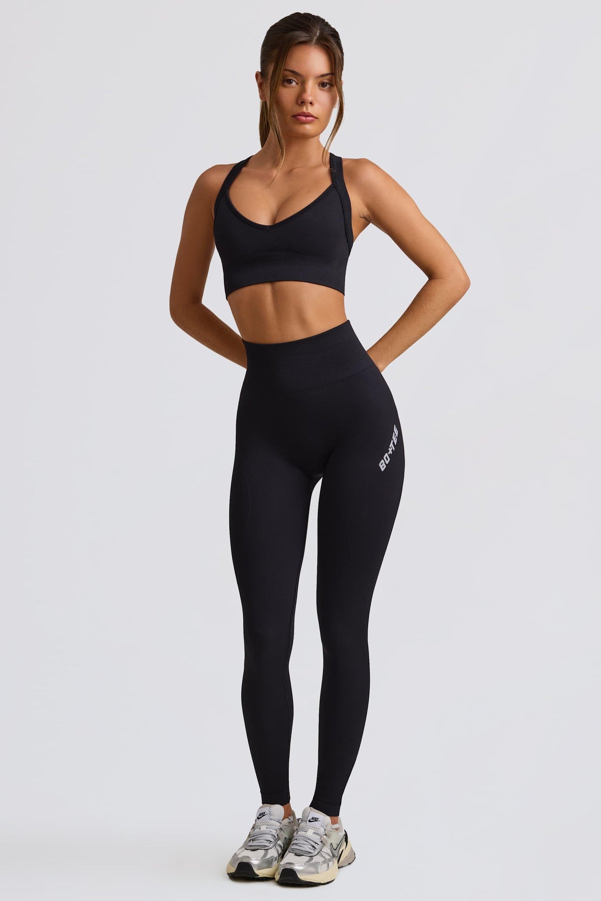 Super Sculpt Seamless High-waist Leggings In Black