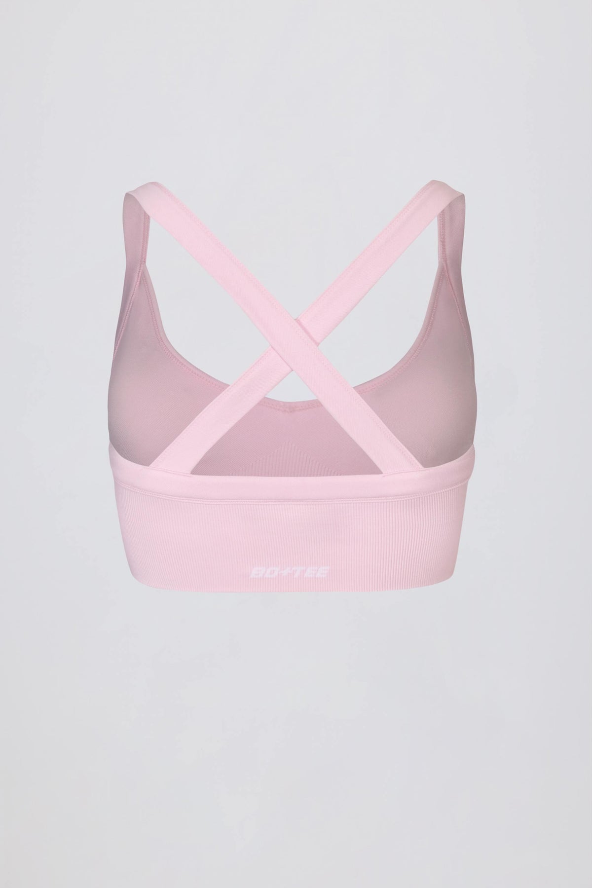Super Sculpt Seamless Crossback Sports Bra In Soft Pink