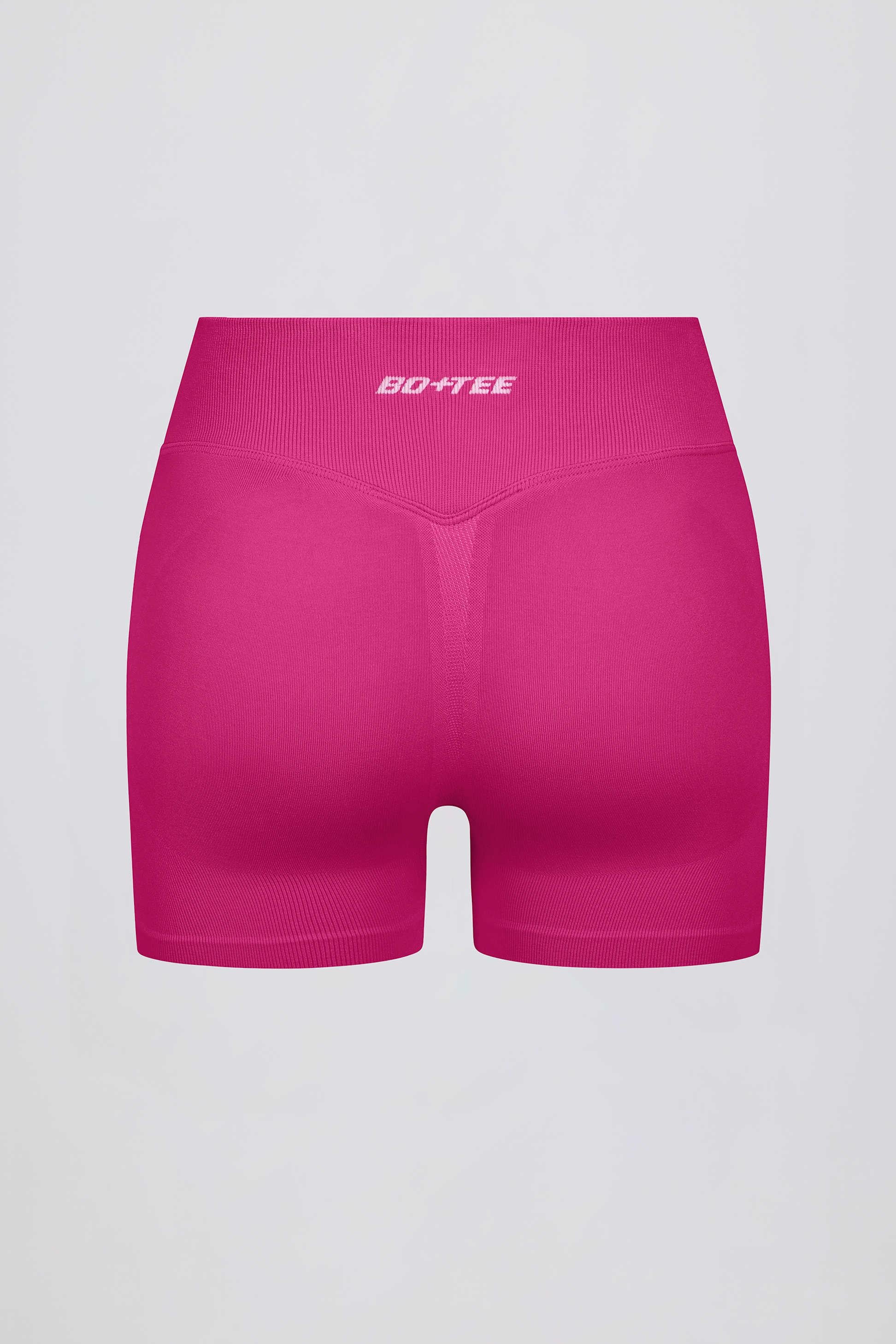 Define Luxe Mini Shorts In Berry