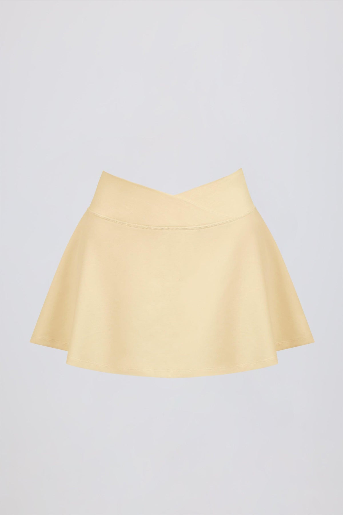Soft Active Mini Skort In Lemon Marl