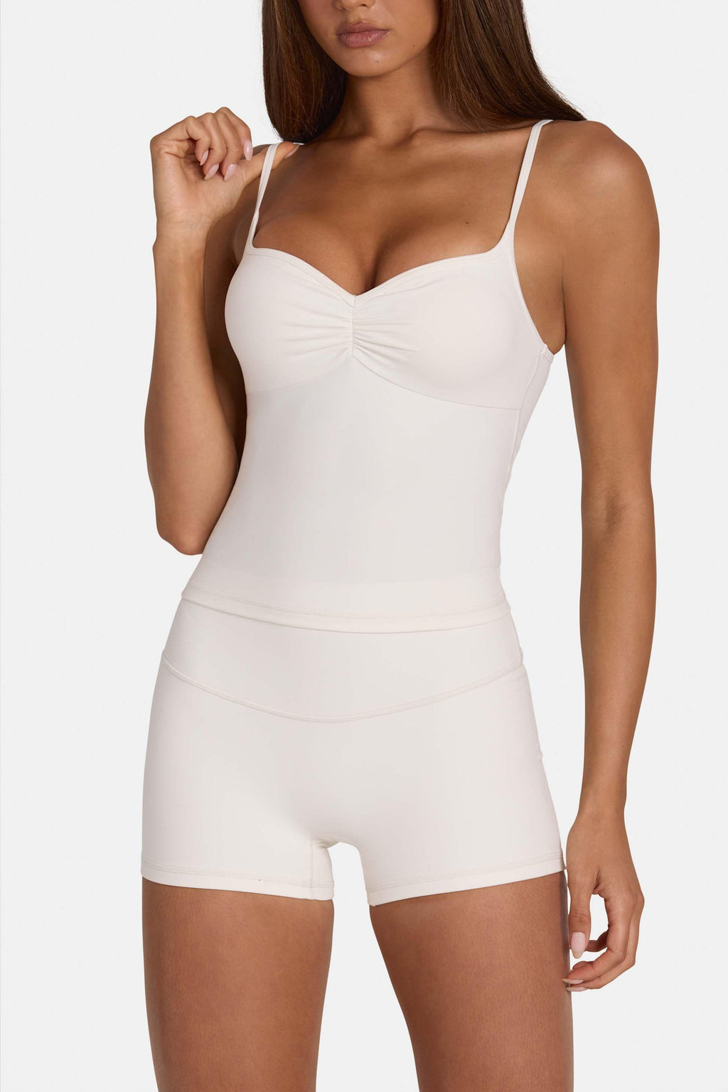 Soft Active Tank Top In Coconut