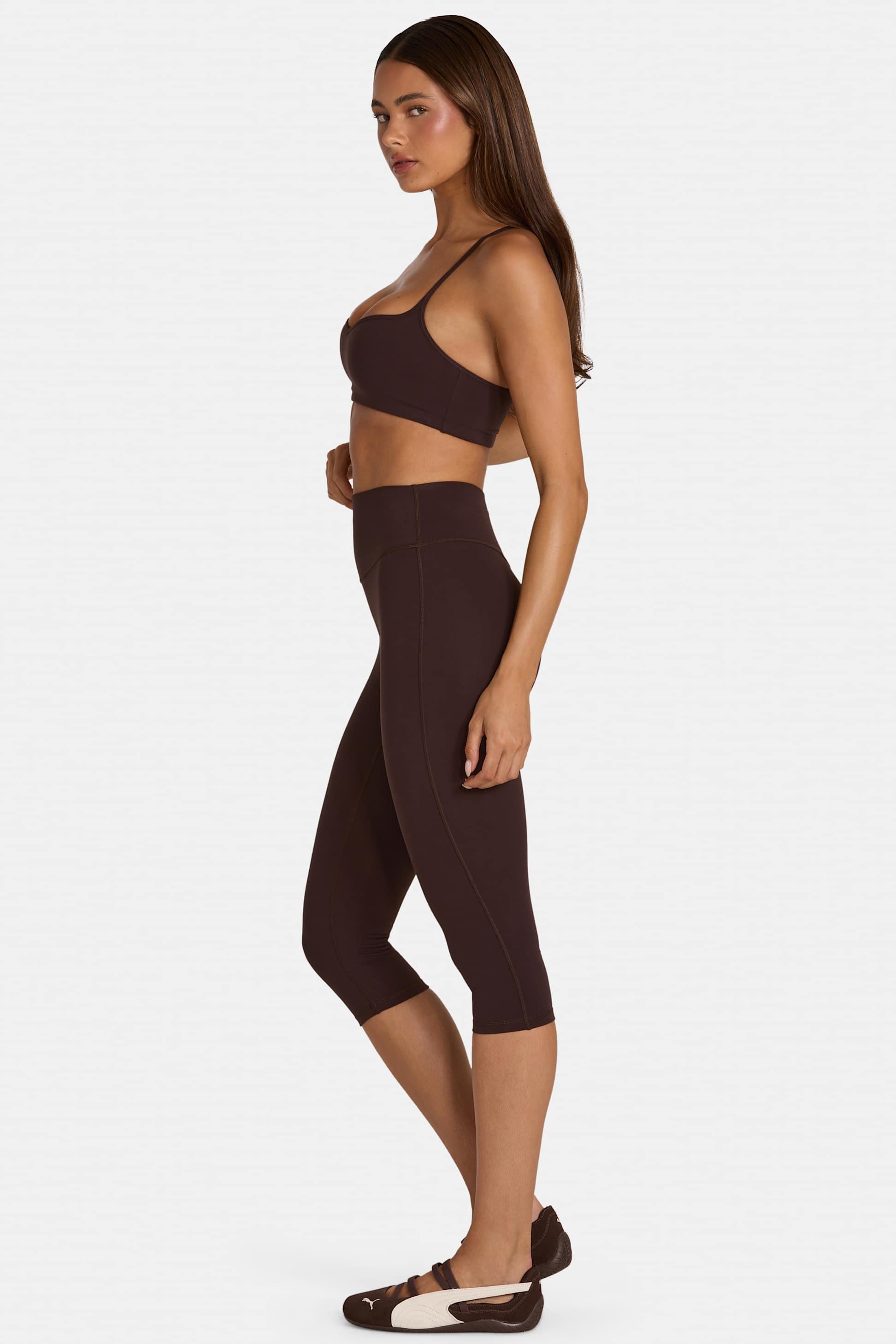 Soft Active Capri Leggings In Espresso