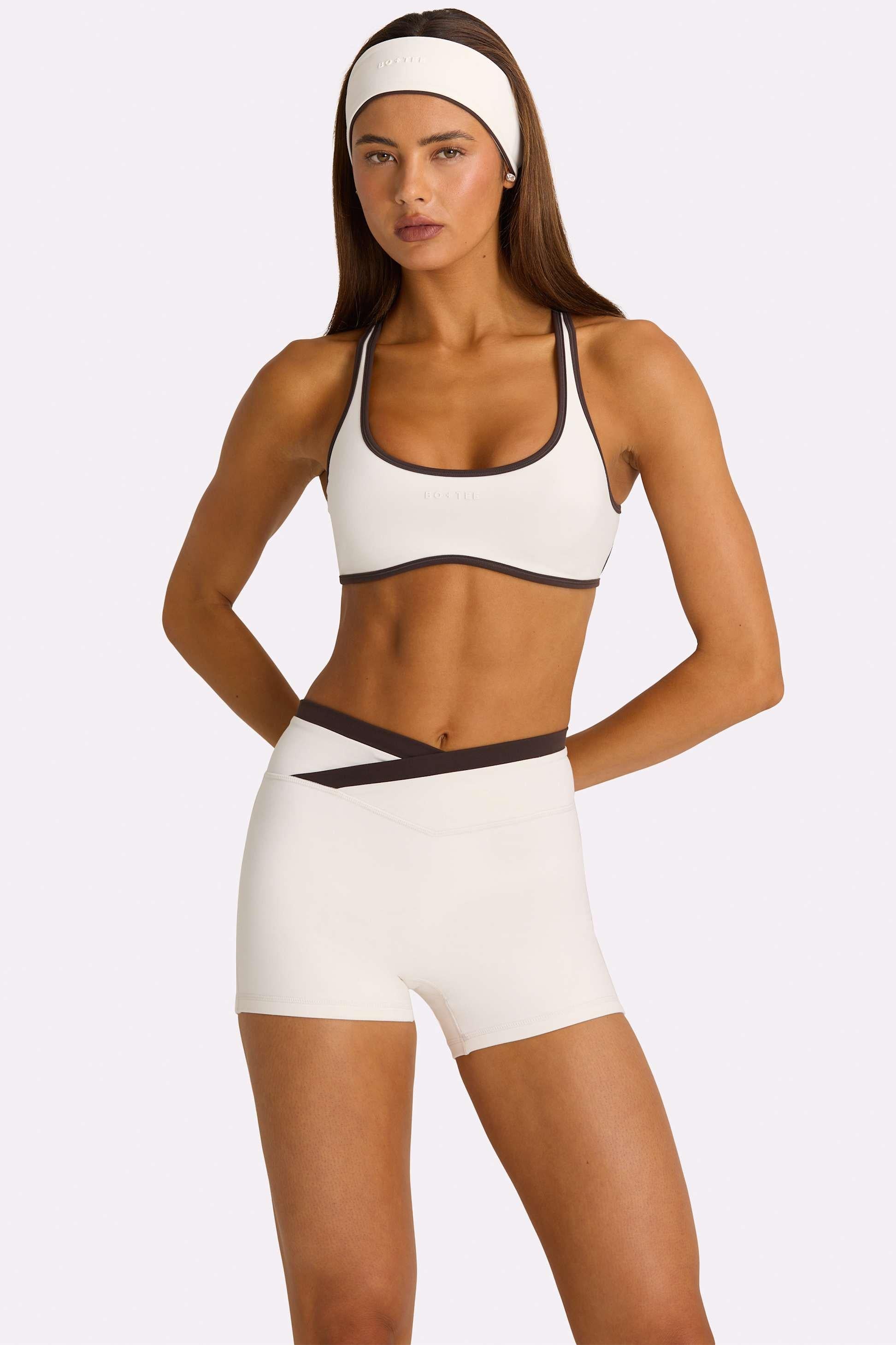 Soft Active Sports Bra In Coconut