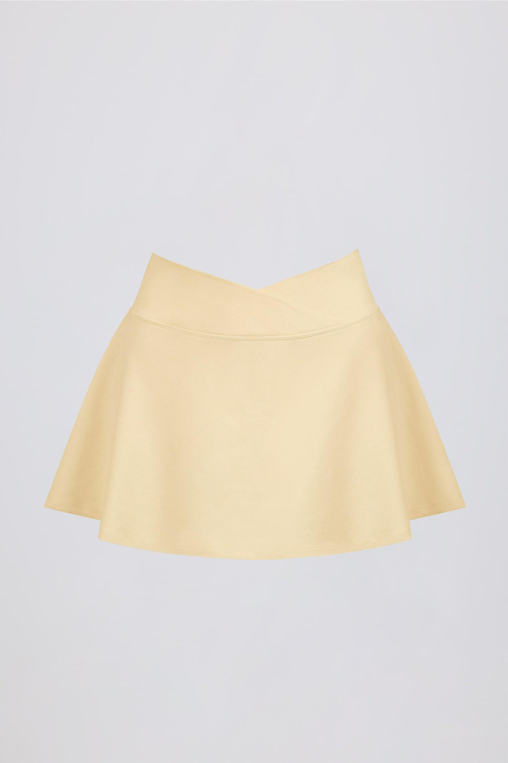 Soft Active Mini Skort In Lemon Marl