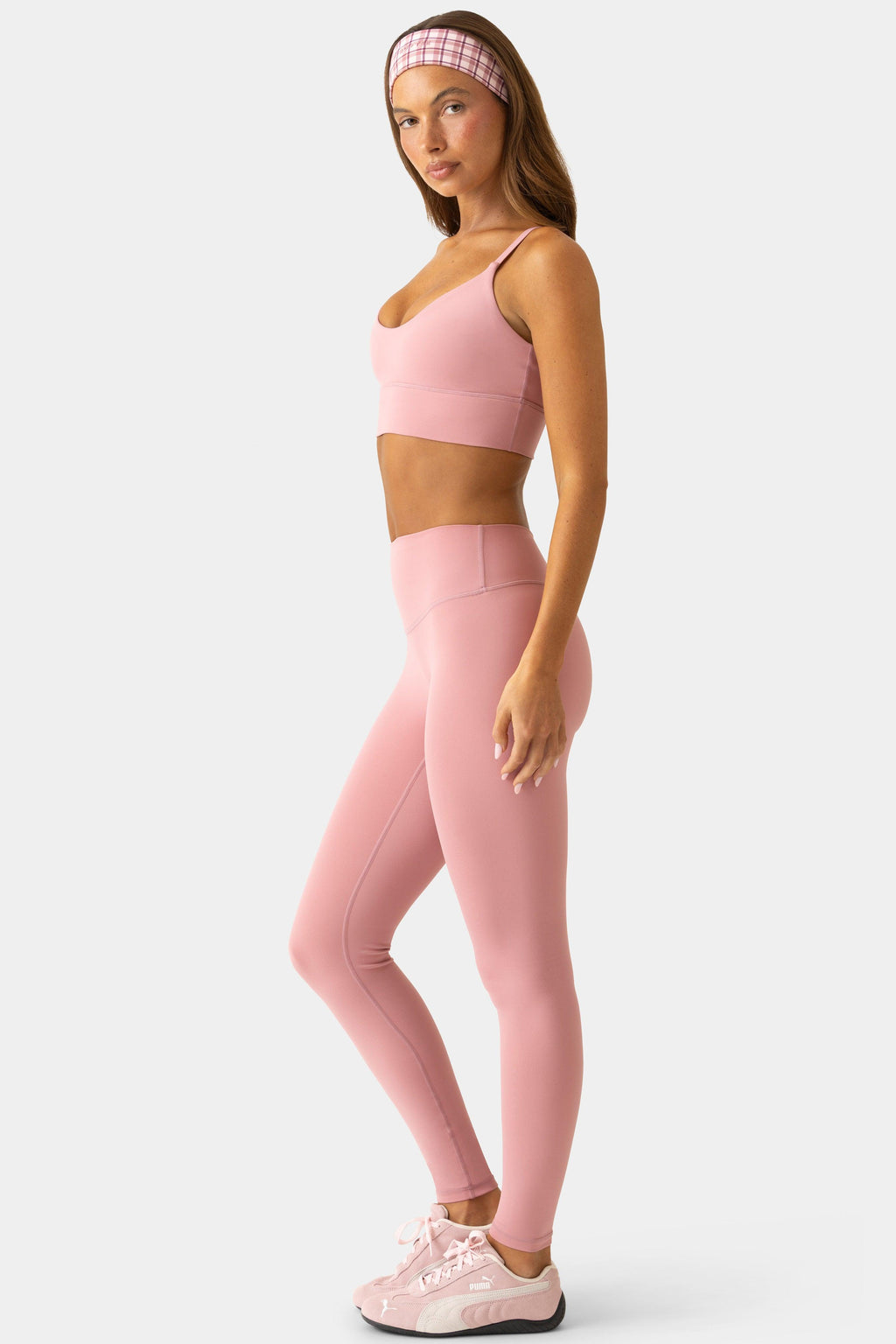 Soft Active Full-Length Leggings in Berry