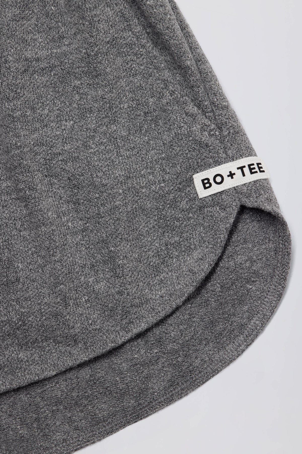 Button-detail Mid-rise Shorts In Dark Grey