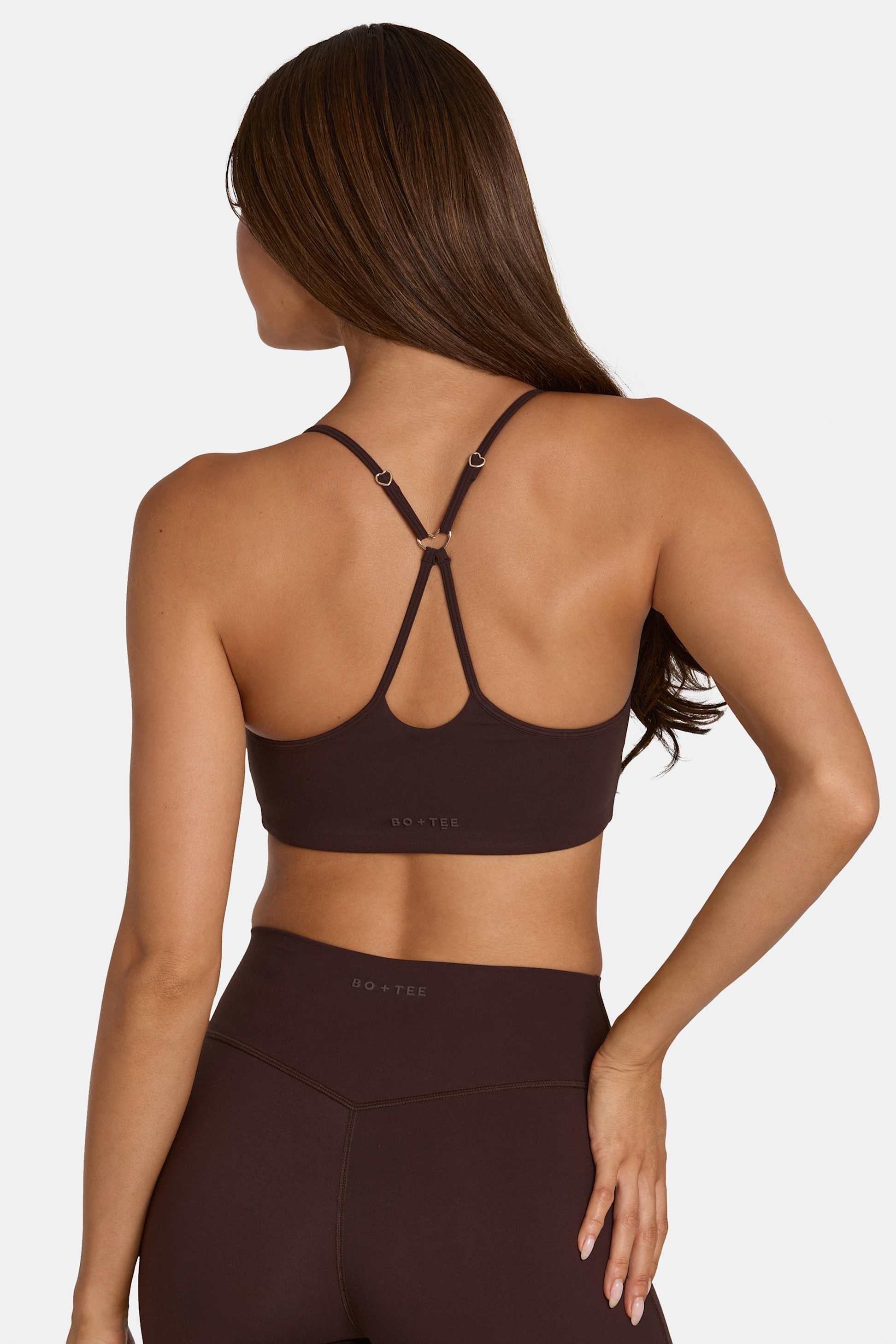 Soft Active Low-impact Sports Bra In Espresso