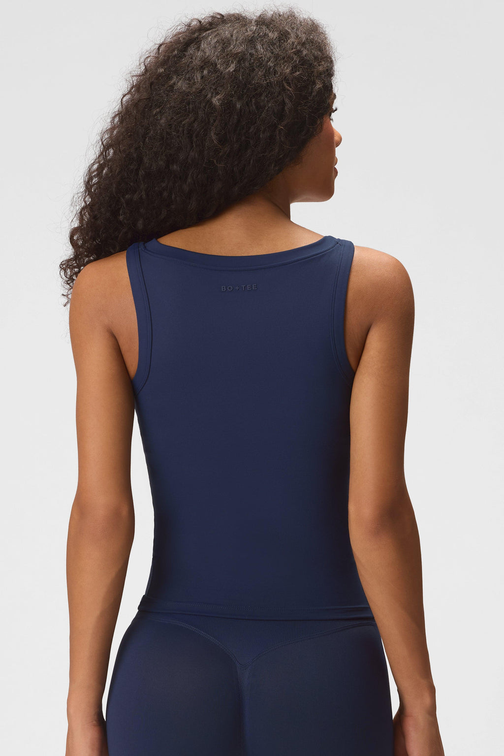 Soft Active Tank Top In Midnight Navy