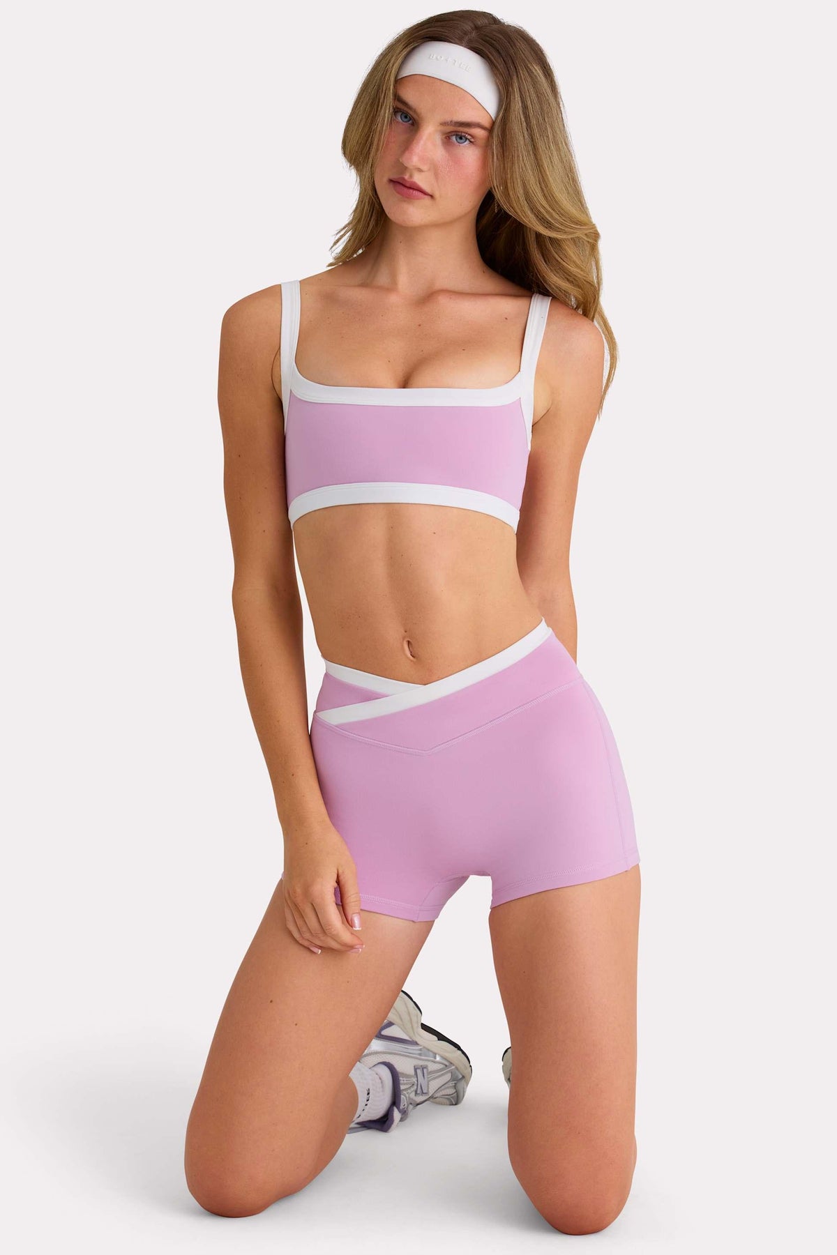 Soft Active Sports Bra In Sweet Pink