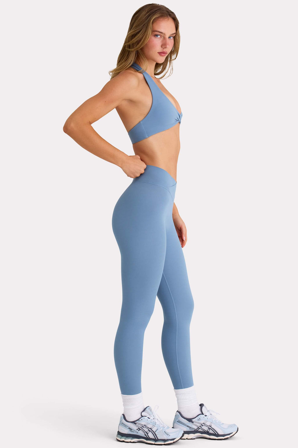 Soft Active Leggings In Marine