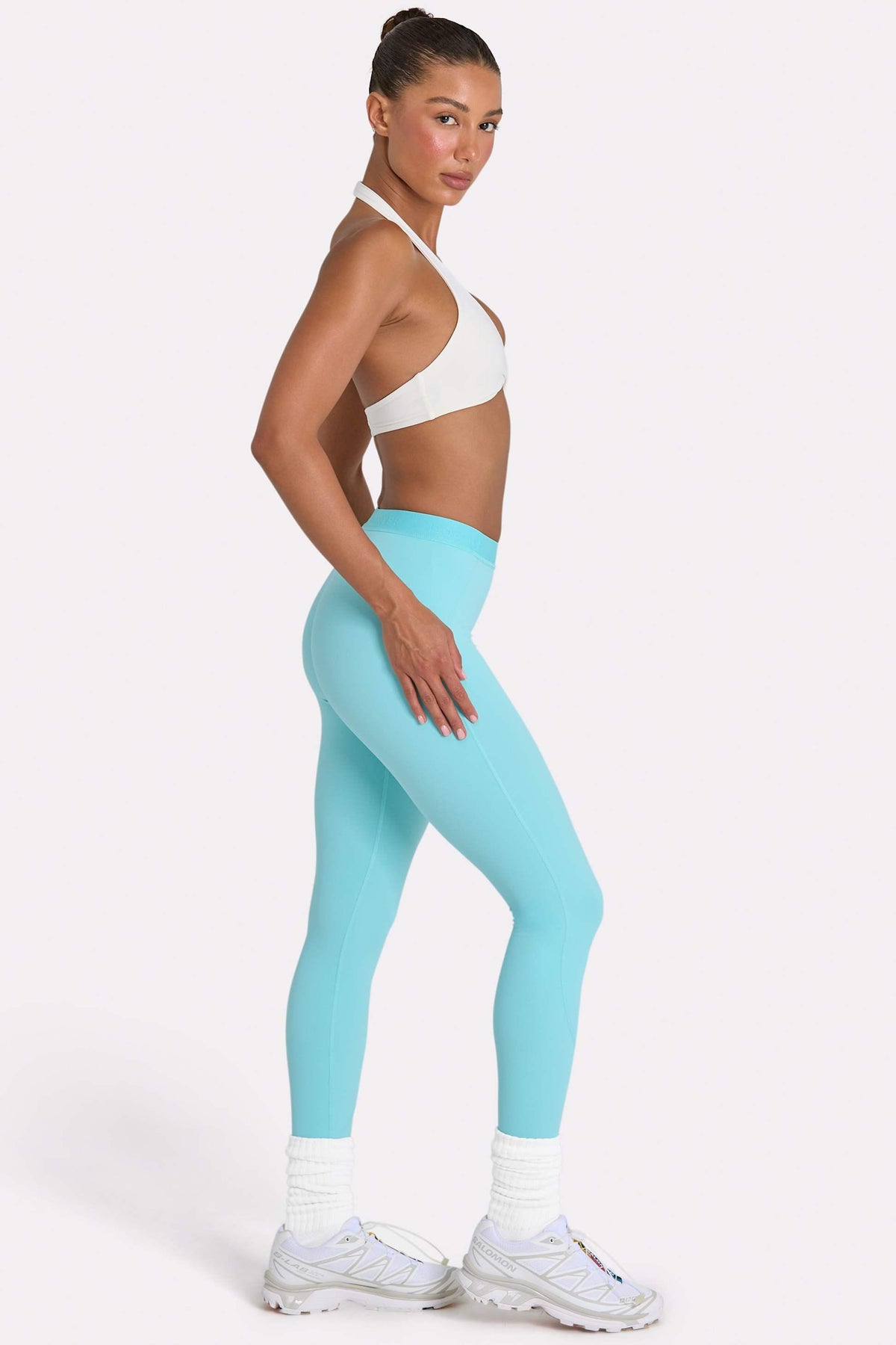 Soft Active Leggings In Aqua