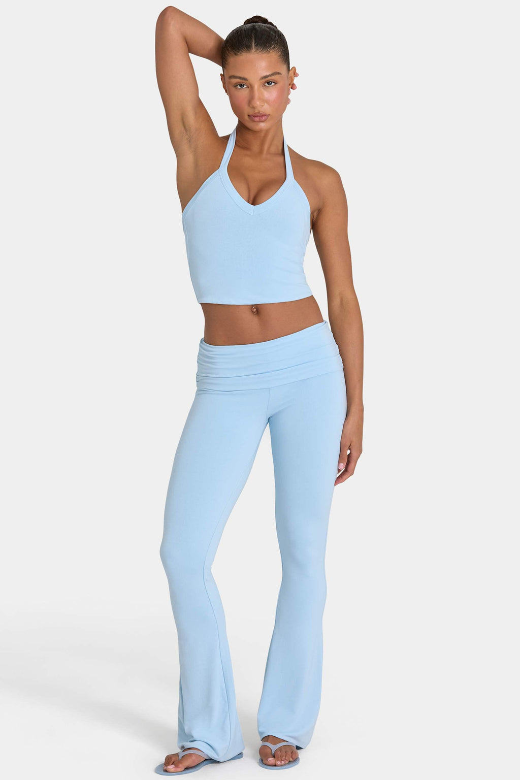 Buttercloud™ Crop Tank Top In Sky