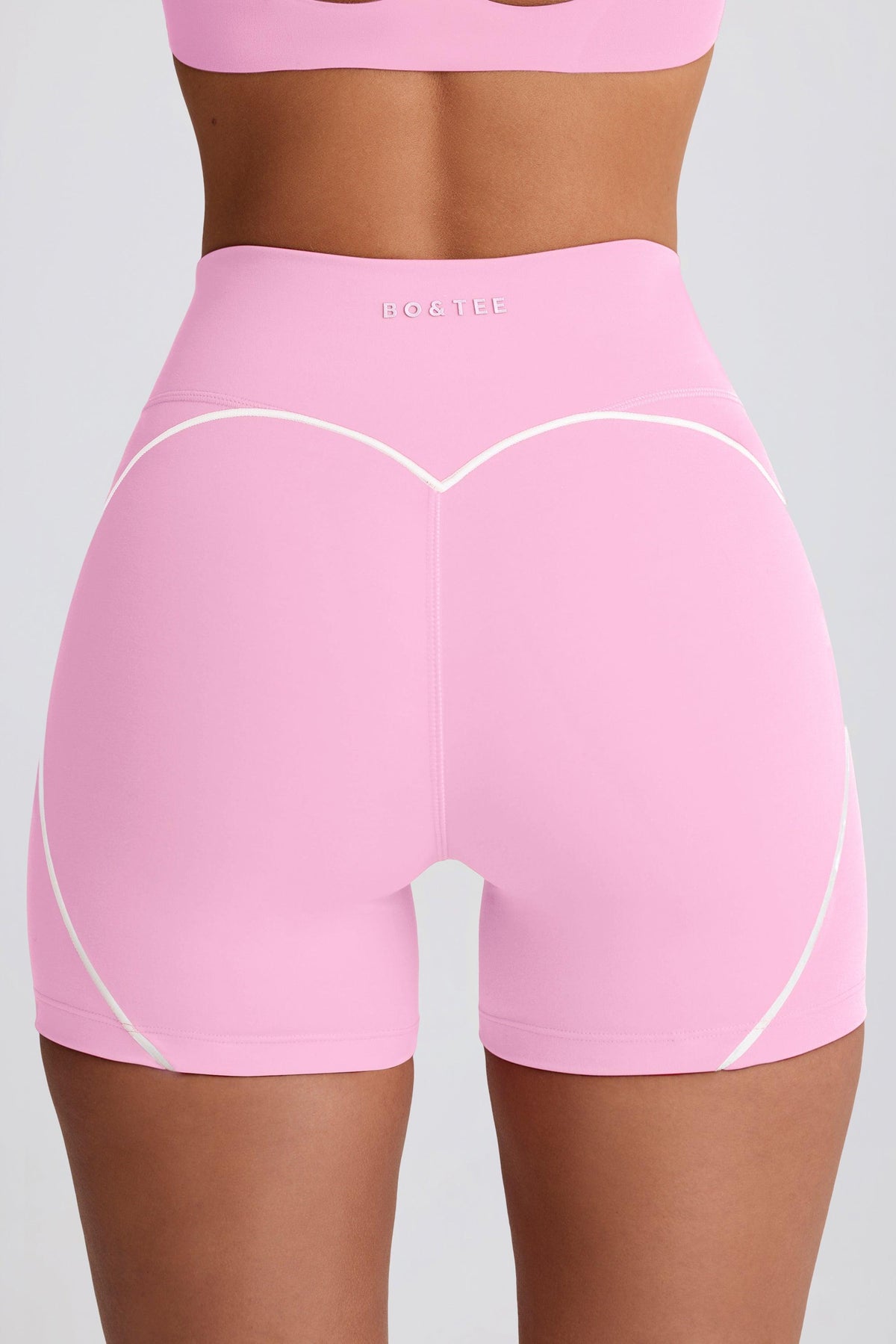 Soft Active Mini Shorts In Baby Pink