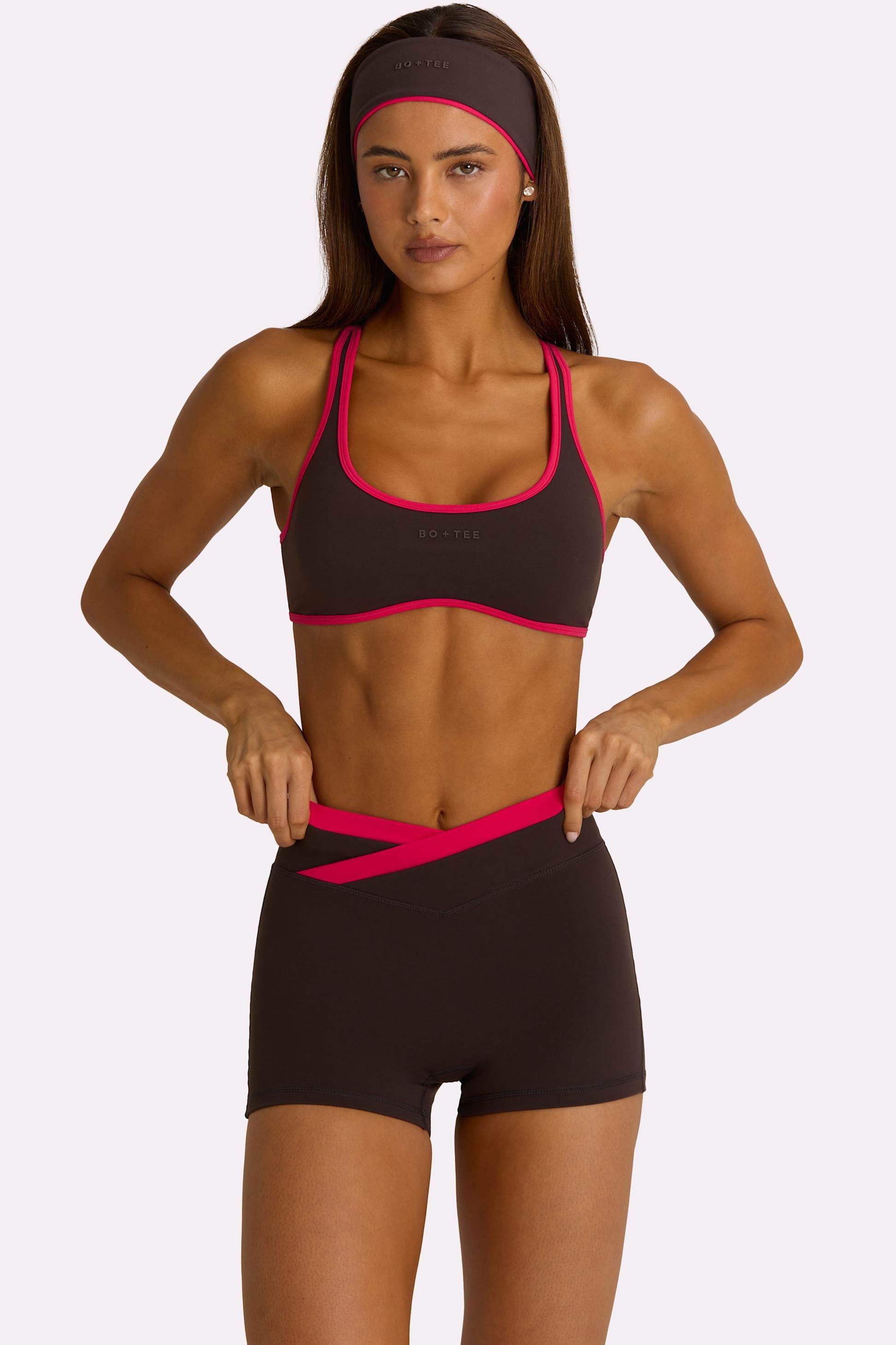 소프트 액티브 스포츠 브라 (트러플)