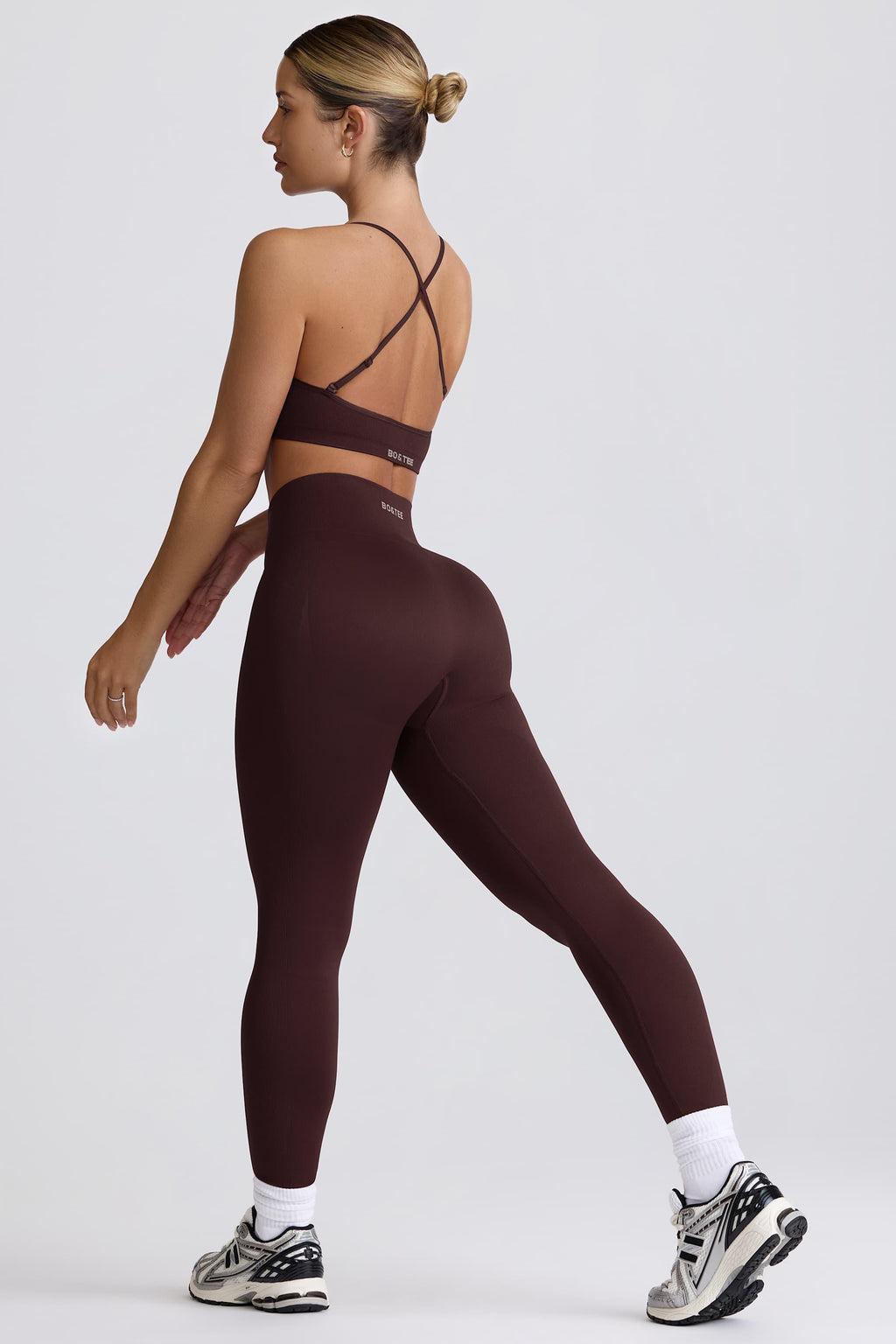 Super Sculpt Seamless Leggings In Chocolate