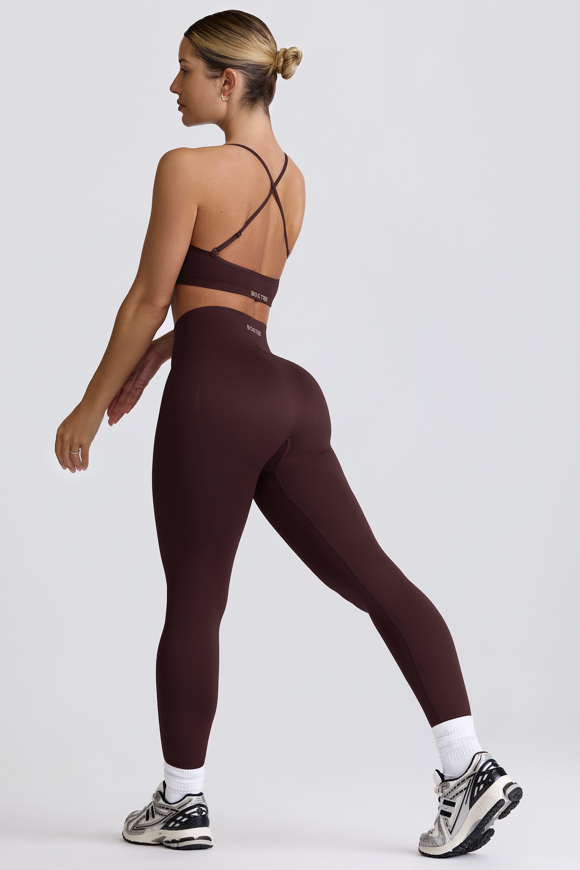 Super Sculpt Seamless Leggings In Chocolate